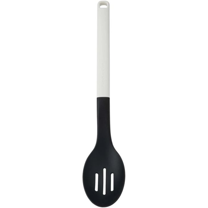 Ложка для сервіровки з прорізами KitchenAid Classic, 34 см, білий (KHA004OHPNG)