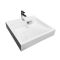 Умивальник на пральну машину без переливу Adamant Washer New White штучний камінь