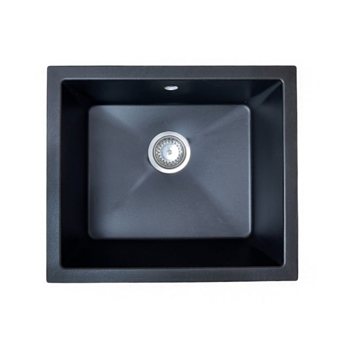 Кухонная мойка Adamant CATALANA черная 530x455x200 мм, без крыла