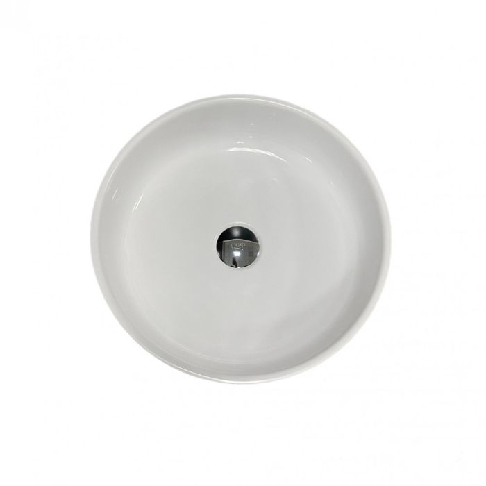 Умивальник накладна чаша Adamant Sunline New White glossy d395x130мм