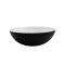 Умивальник Adamant KREIS-42 Black-White 420x420x150 мм штучний камінь