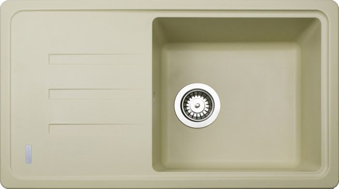 Кухонная мойка Adamant SLIM LONG ivory 780x435x200 мм, с крылом