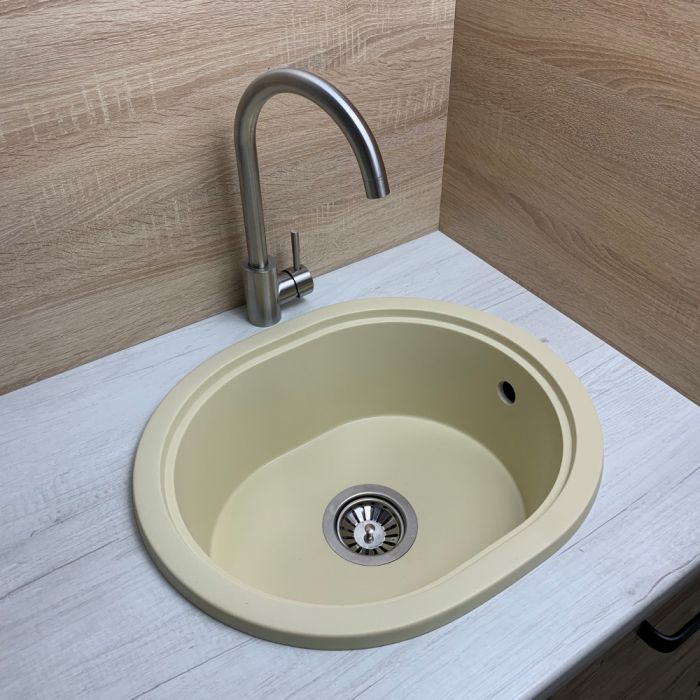 Кухонная мойка Adamant CIRCUM ivory 500x425x180 мм, без крыла
