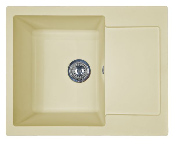 Кухонна мийка Adamant MINIMAL ivory 615x495x200 мм, з крилом