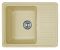 Кухонная мойка Adamant SMALL ivory 570x455x180 мм, с крылом