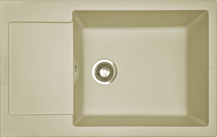 Кухонная мойка Adamant GENERAL ivory 775x495x200 мм, с крылом