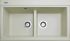 Кухонная мойка Adamant SIMILAR ivory 885x505x230 мм, 2 полноразмерные чаши