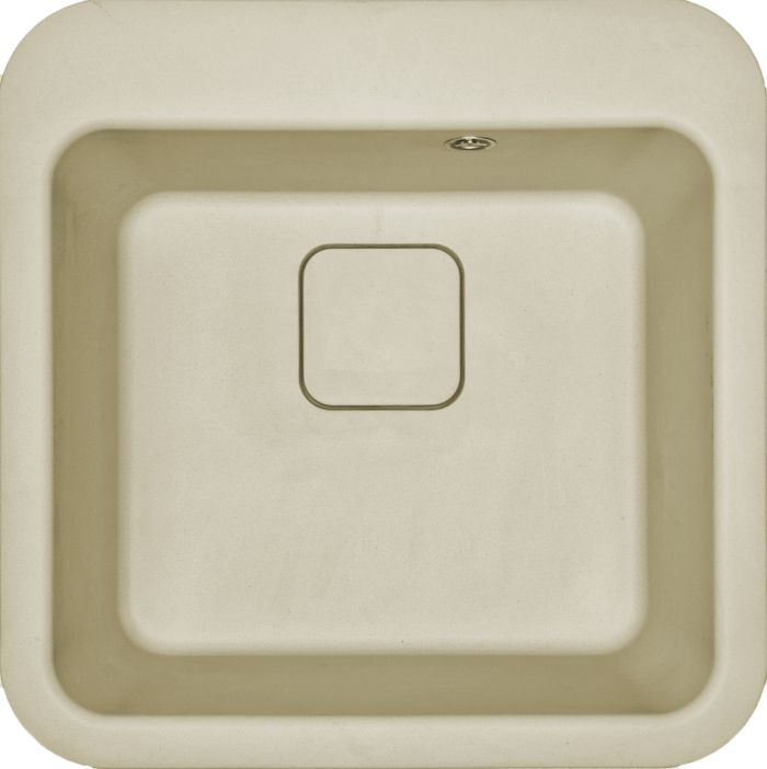 Кухонная мойка Adamant EXIST ivory 500x500x190 мм, без крыла