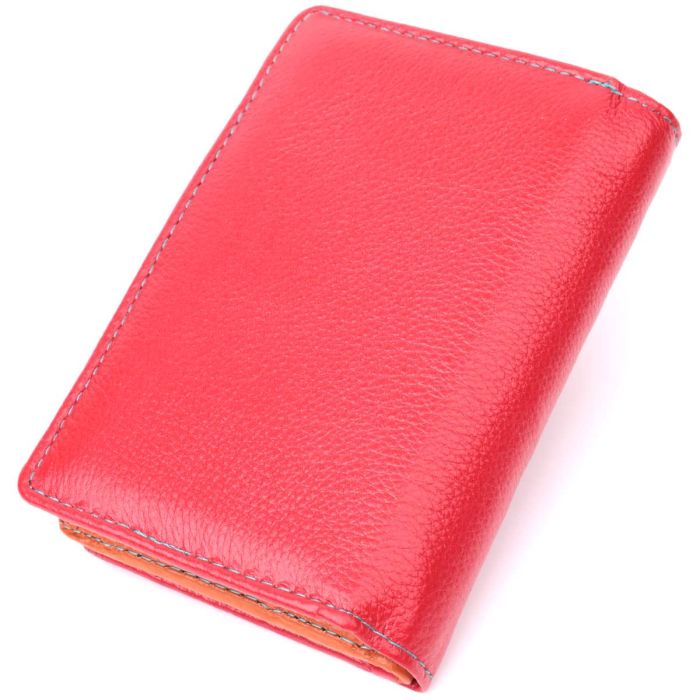 Яркий кошелек для женщин из натуральной кожи ST Leather 22503 красный
