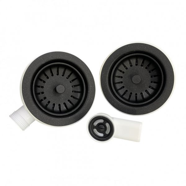 Сифон для мийки Adamant 2-й в колір Black Metallic