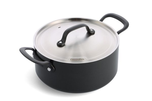Каструля з кришкою GreenPan Craft 24 см 4,9 л з керамічним покриттям (CC002267-001)