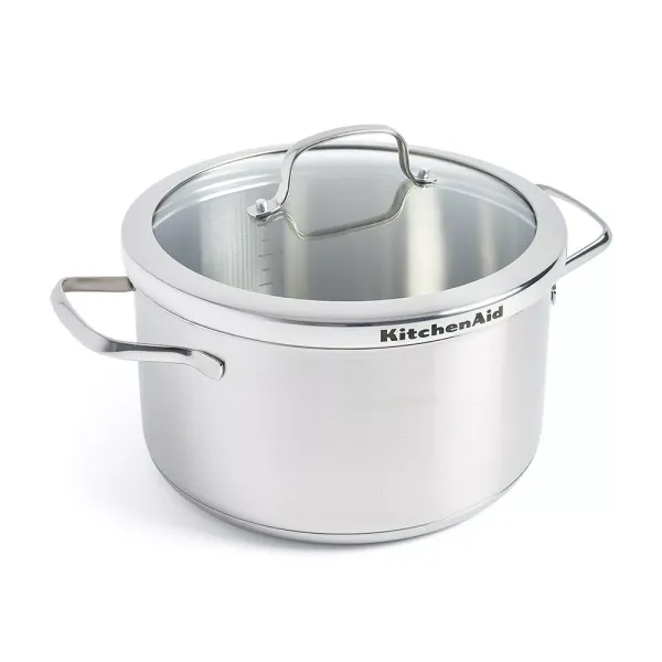 Каструля з кришкою KitchenAid Proline, 24 см, 5,7л (CC001879-001)