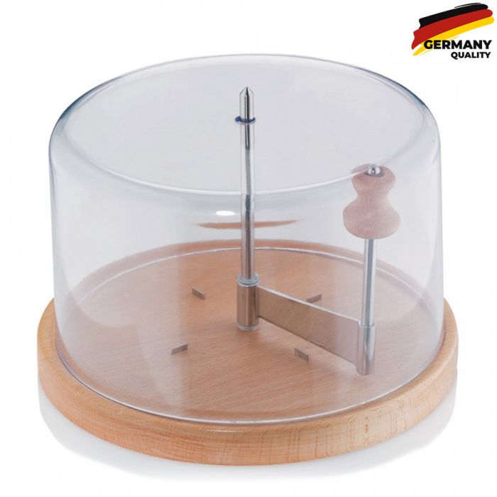 Набір для нарізки сиру KELA Planum дошка, ніж i кришка 22х16 см (77080)