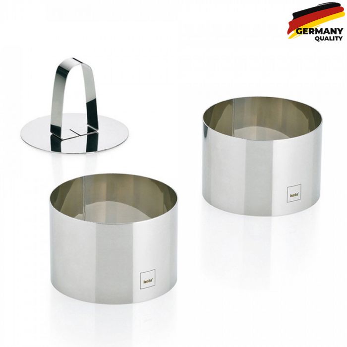 Набір форм-кілець для десертів із пресом KELA Decore 7,5 см 2 шт. (10781)