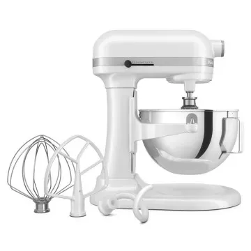 Кухонна машина KitchenAid Heavy Duty 5,2 л 5KSM55SXXEWH з підйомною чашею, білий