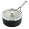 Ківш з кришкою KitchenAid Steel Core, 18 см, 2 л, матовий чорний