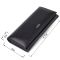 Классический женский кошелек из натуральной зернистой кожи Canpellini 21658 черный