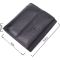 Компактный женский кошелек с монетницей снаружи из натуральной кожи ST Leather 22542 черный