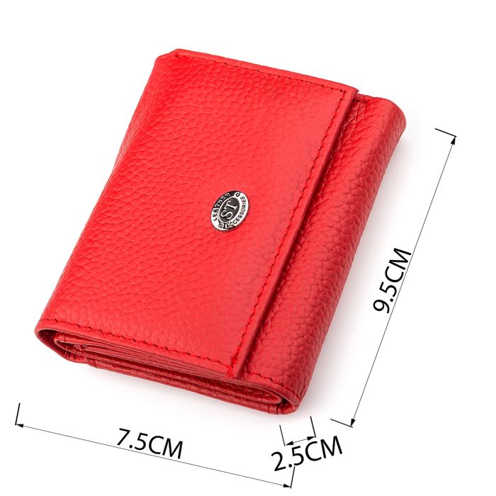 Гаманець ST Leather 18323 (ST440) дуже зручний жіночий червоний