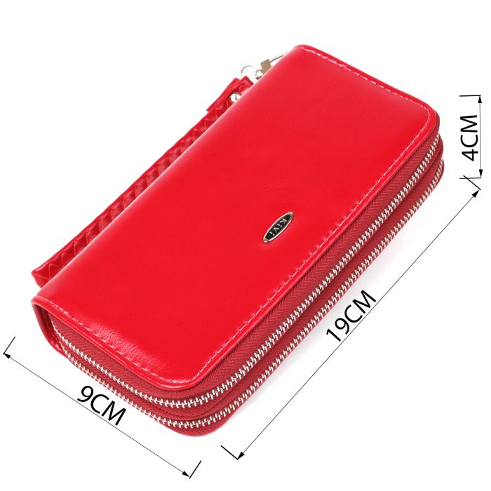 Кошелек женский из экокожи KIVI 19054 розовый