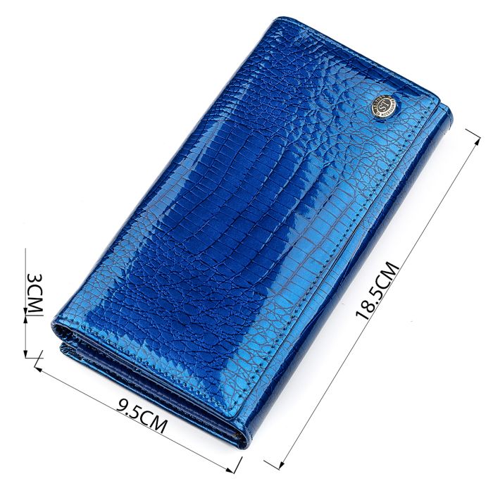 Гаманець жіночий ST Leather 18394 (S3001A) місткий синій