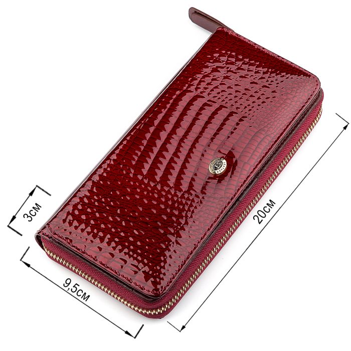 Гаманець жіночий ST Leather 18434 (S7001A) на блискавці бордовий