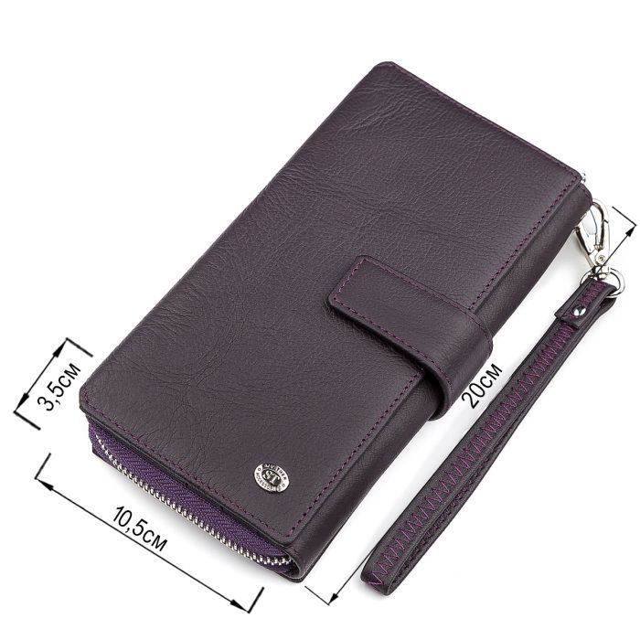 Гаманець жіночий ST Leather 18455 (ST228) зручний фіолетовий