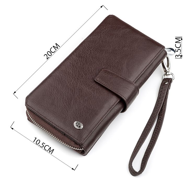 Гаманець жіночий ST Leather 18457 (ST228) з натуральної шкіри коричневий