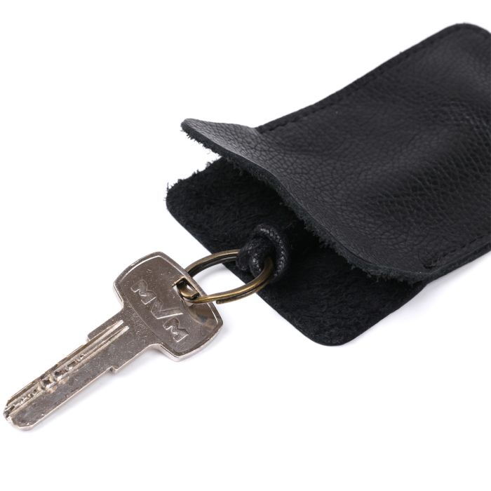 Шкіряна ключниця Shvigel 15308 чорна