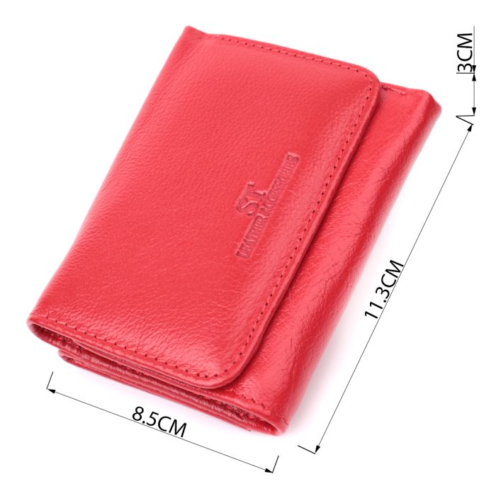 Кожаный кошелек для женщин ST Leather 22505 красный