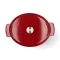 Гусятниця чавунна з кришкою KitchenAid 30 см 5,6 л червона (CC006063-001)