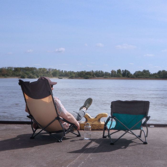 Крісло розкладне Uquip Sandy XL Sand/Grey (244043)