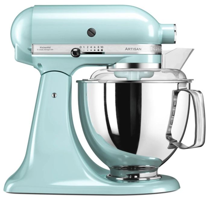 Кухонна машина KitchenAid Artisan 4,8 л 5KSM175PSEIC з відкидним блоком колір крижаний блакитний