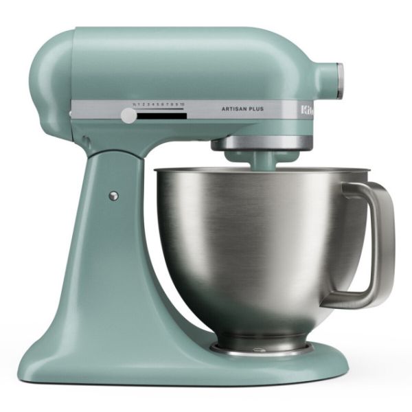 Кухонна машина KitchenAid Artisan Plus 4,7 л 5KSM50PKVEMJ з відкидним блоком, м'ятний коктейль
