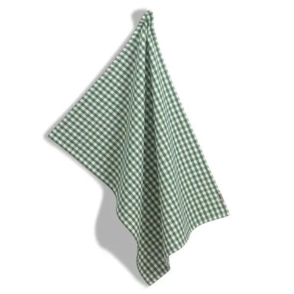 Кухонное полотенце KELA Cora 70x50 см зеленое в клетку (12823)