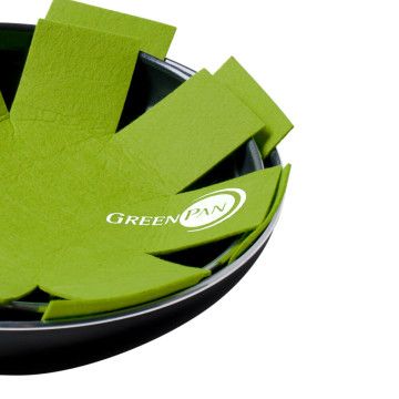 Захист для зберігання сковорідок GreenPan 2 шт 27+34 см салатовий (CC000749-001)