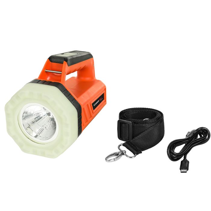 Ліхтар пошуковий Mactronic Flagger Max Rescue (1800 Lm) White/Orange LED USB-C 8800 mAh (PSL0073R)