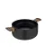 Кастрюля с крышкой Bergner Earth black 28 см 6 л (BG-32037-BK)