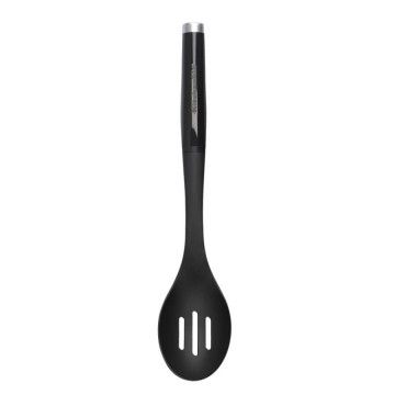 Ложка для сервіровки з прорізами KitchenAid Classic, 34 см, чорний (KCG004OHOBE)