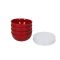 Набір мисок-приправниць з кришками KitchenAid Universal, 4 шт, 28 гр, червоний (KQG177BXERE)