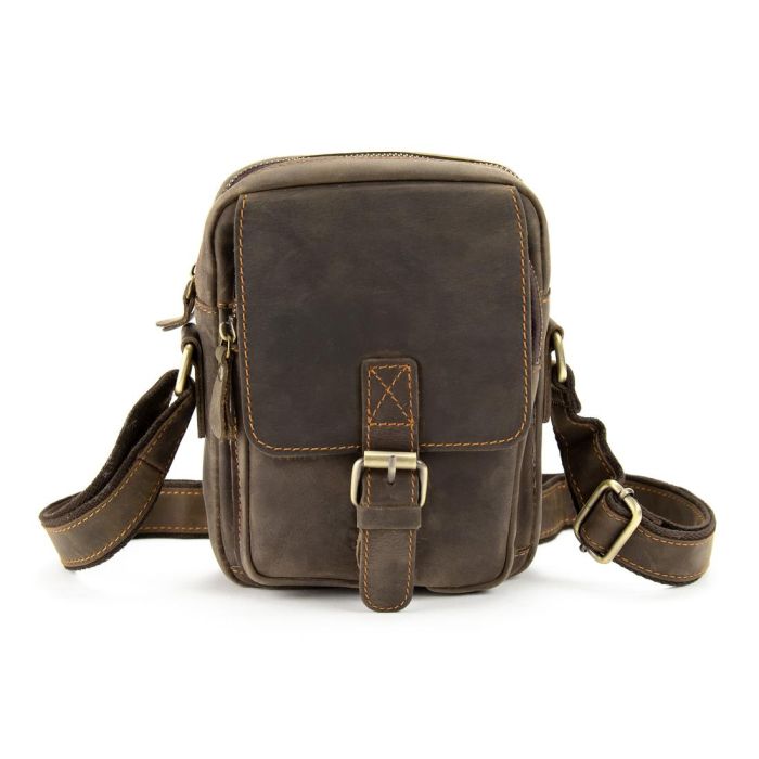 Маленький винтажный мессенджер Tiding Bag M39-1064DB