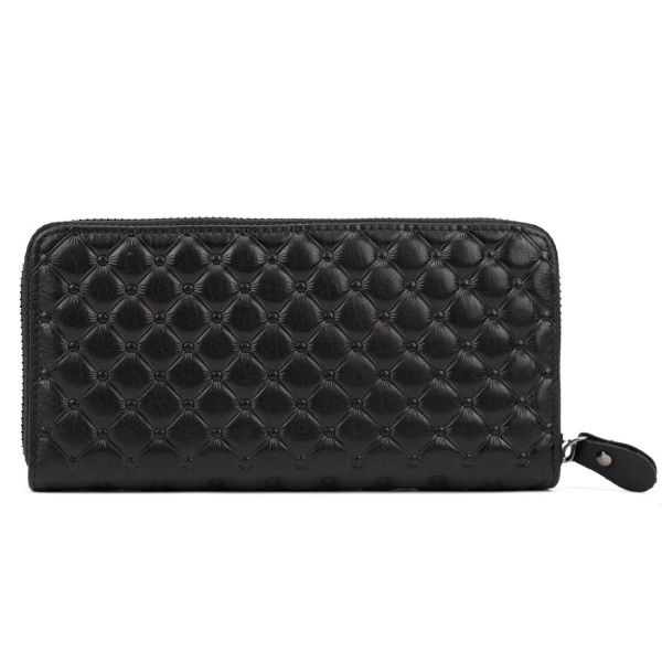 Клатч шкіряний плетений Tiding Bag M39-9001-2A чорний