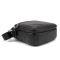 Кожаный компактный мужской мессенджер черный Tiding Bag M56-0080A