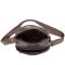 Шкіряний компактний чоловічий месенджер коричневий Tiding Bag M56-0080C