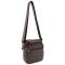 Шкіряний компактний чоловічий месенджер коричневий Tiding Bag M56-0080C