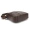 Шкіряний маленький чоловічий месенджер коричневий Tiding Bag M56-0187C