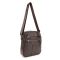Шкіряний маленький чоловічий месенджер коричневий Tiding Bag M56-0187C