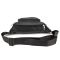 Вместительная кожаная сумка на пояс черная Tiding Bag M56-2030A