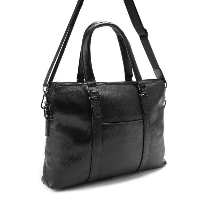 Деловая мужская кожаная сумка Tiding Bag M56-9119A