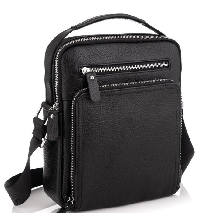 Барсетка чоловіча шкіряна через плече Tiding Bag M5608-1A